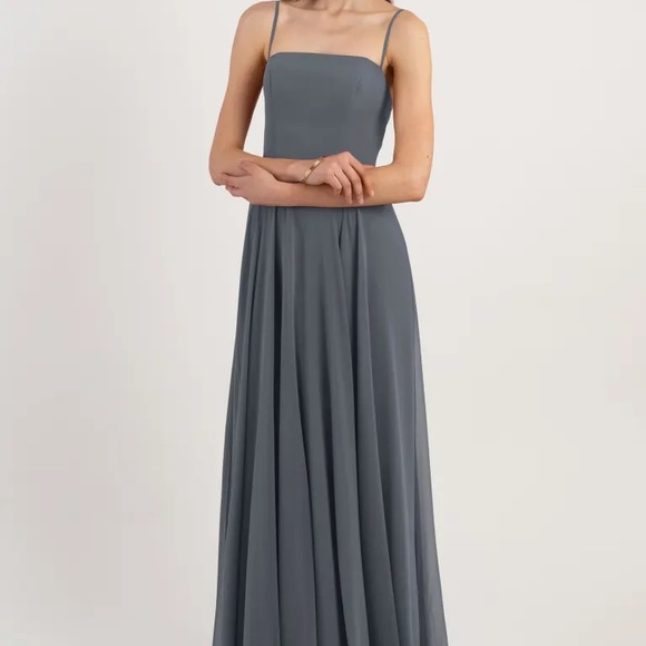 Jenny Yoo Renee Dress, Storm, Size 0 - Picture 1 of 10